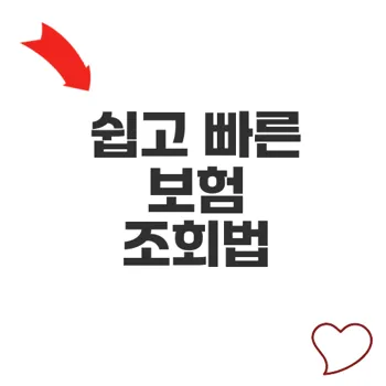 내보험조회로 내 보험 정보 한눈에 확인하기